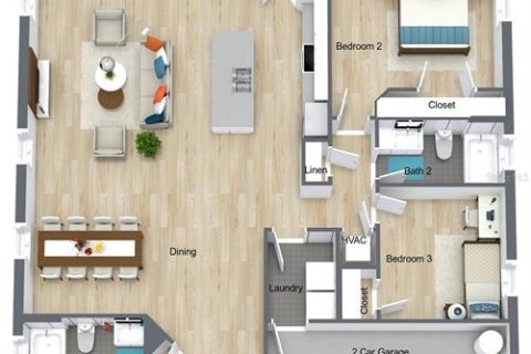 Villa ou maison à vendre à North Port, Floride: 4 chambres, 184.88 m2 № 1717293 - photo 22