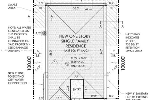 House in Fort Lauderdale, Florida 3 bedrooms № 1937612 - photo 3