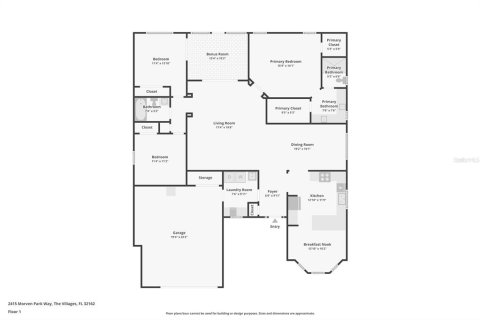House in The Villages, Florida 3 bedrooms, 191.1 sq.m. № 1847850 - photo 3