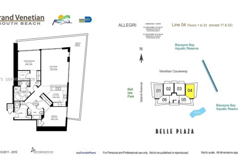 Condominio en venta en Miami Beach, Florida, 2 dormitorios, 137.22 m2 № 2361941 - foto 19
