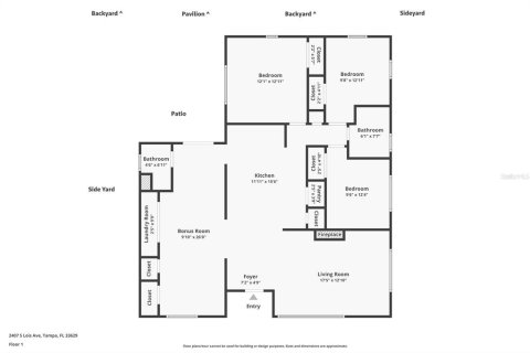 Casa en alquiler en Tampa, Florida, 3 dormitorios, 137.03 m2 № 1826625 - foto 7