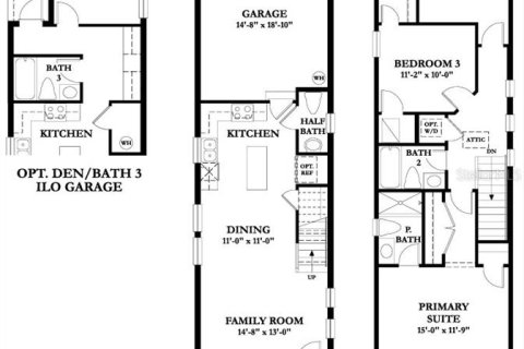 House in Tampa, Florida 3 bedrooms, 119.66 sq.m. № 2393442 - photo 2