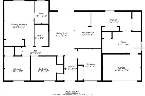 Casa en venta en Ocoee, Florida, 3 dormitorios, 113.9 m2 № 1800123 - foto 3