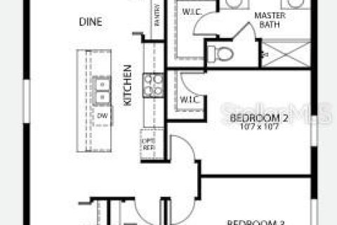 Villa ou maison à vendre à Poinciana, Floride: 3 chambres, 138.61 m2 № 2147588 - photo 4
