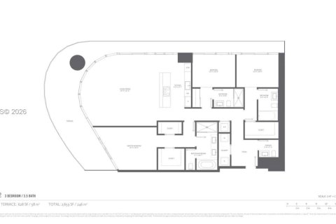 Купить кондоминиум в Майами, Флорида 3 спальни, 177.35м2, № 2056840 - фото 4