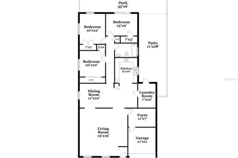 House in Saint Petersburg, Florida 3 bedrooms, 123.75 sq.m. № 1882981 - photo 12