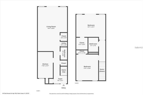Condo in Palm Coast, Florida, 2 bedrooms  № 2209337 - photo 19