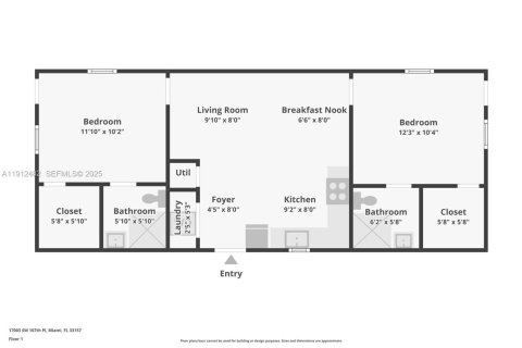 Снять в аренду виллу или дом в Майами, Флорида 2 спальни, 63.17м2, № 1984162 - фото 16