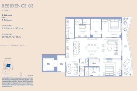 Condominio en venta en Miami, Florida, 2 dormitorios № 1119719 - foto 26