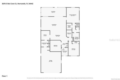 House in Hernando, Florida 2 bedrooms, 148.18 sq.m. № 2210257 - photo 4
