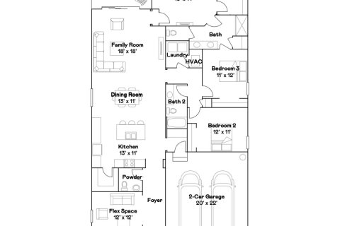 Casa en venta en Land O' Lakes, Florida, 3 dormitorios, 199.28 m2 № 1815185 - foto 1