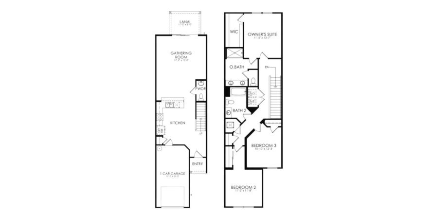 Townhouse in BELLE HAVEN in Davenport, Florida 3 bedrooms, 157 sq.m. № 36040