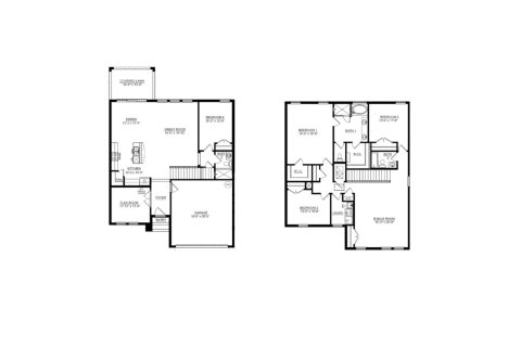 House floor plan «House», 4 bedrooms in Coddington