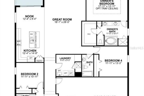 Villa ou maison à vendre à Apopka, Floride: 4 chambres, 218.13 m2 № 1846696 - photo 5