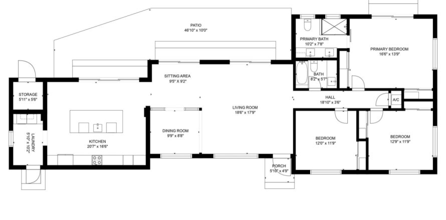 Casa en Wilton Manors, Florida 3 dormitorios, 174.19 m2 № 1060127