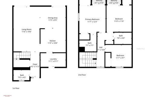 Townhouse in Pinellas Park, Florida 3 bedrooms, 139.35 sq.m. № 2220213 - photo 26