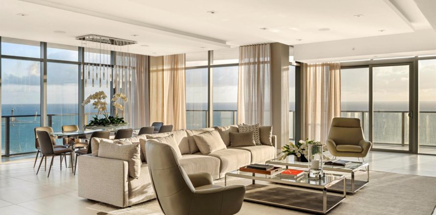 Condominio en Pompano Beach, Florida, 4 dormitorios  № 2146614