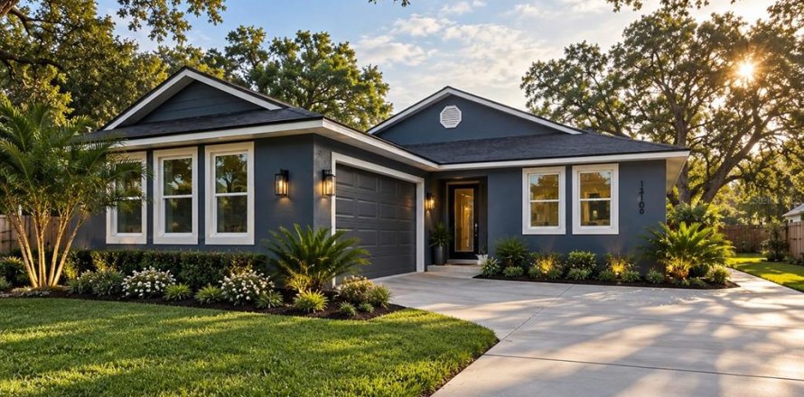House in Tampa, Florida 4 bedrooms, 236.62 sq.m. № 2409030