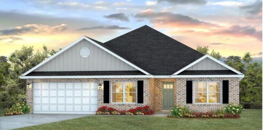 House in Milton, Florida 5 bedrooms, 230.68 sq.m. № 590385
