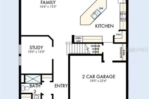 Villa ou maison à vendre à Tampa, Floride: 4 chambres, 246.93 m2 № 2314637 - photo 3