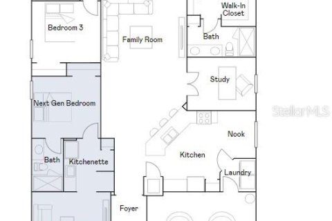 Villa ou maison à vendre à Kissimmee, Floride: 4 chambres, 195.93 m2 № 2405059 - photo 2