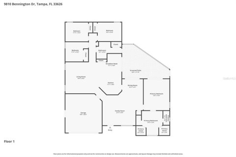 Casa en alquiler en Tampa, Florida, 4 dormitorios, 187.66 m2 № 2156581 - foto 29