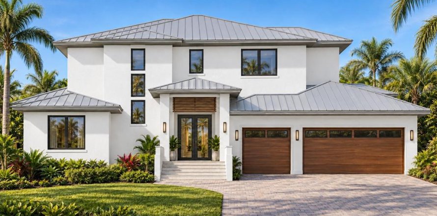 House in Sarasota, Florida 4 bedrooms, 379.23 sq.m. № 2430318
