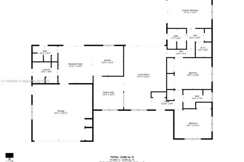 House in Fort Lauderdale, Florida 3 bedrooms, 222.13 sq.m. № 1695714 - photo 4