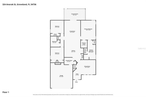 Villa ou maison à vendre à Groveland, Floride: 3 chambres, 162.76 m2 № 2391269 - photo 21