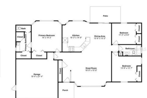 House in Punta Gorda, Florida 3 bedrooms, 134.89 sq.m. № 1509889 - photo 25