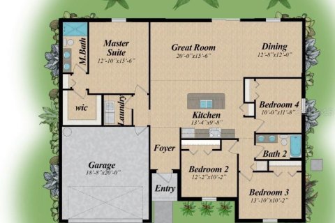 Villa ou maison à vendre à Cape Coral, Floride: 4 chambres, 168.06 m2 № 1884352 - photo 2