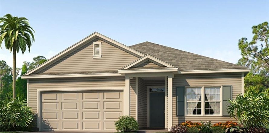 House in Newberry, Florida 3 bedrooms, 150.41 sq.m. № 2393627