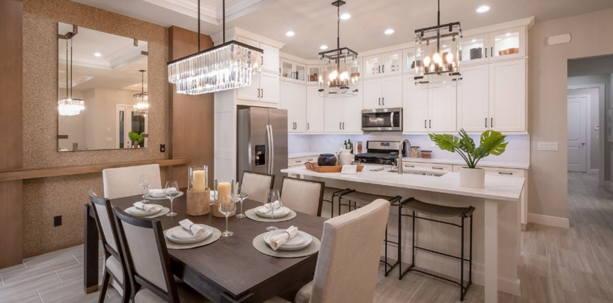 Townhouse in AZURE AT HACIENDA LAKES in Naples, Florida 3 bedrooms, 208 sq.m. № 73995