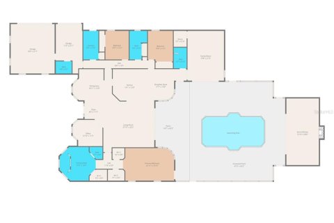 Villa ou maison à vendre à Weeki Wachee, Floride: 4 chambres, 333.61 m2 № 2097088 - photo 4
