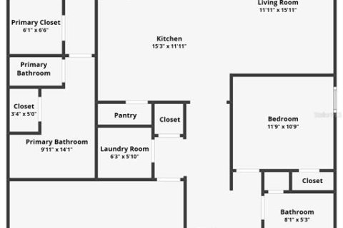Villa ou maison à vendre à Zellwood, Floride: 3 chambres, 155.98 m2 № 2098172 - photo 14