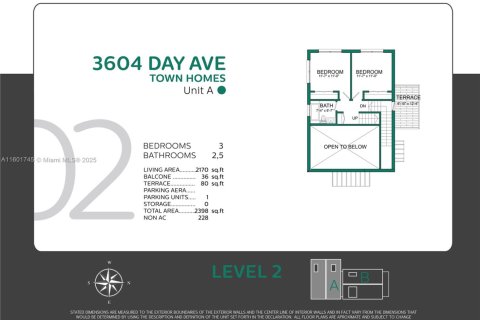 Townhouse in Miami, Florida 4 bedrooms, 201.6 sq.m. № 1958616 - photo 11
