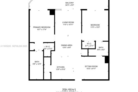 Condominio en venta en Miami, Florida, 2 dormitorios, 97.08 m2 № 1994061 - foto 25