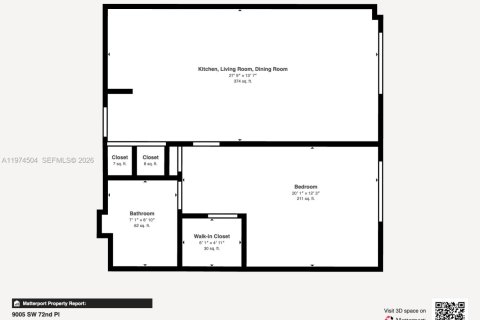 Купить кондоминиум в Майами, Флорида 1 спальня, 64.2м2, № 2041302 - фото 10