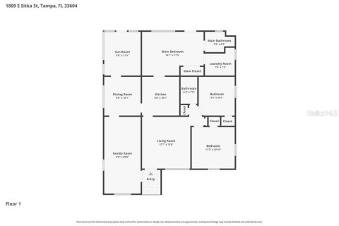 Villa ou maison à louer à Tampa, Floride: 3 chambres, 103.59 m2 № 2117100 - photo 2