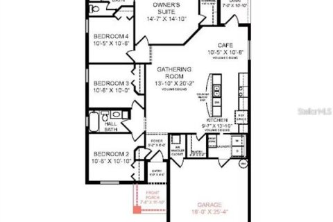 House in Haines City, Florida 4 bedrooms, 148.36 sq.m. № 2107782 - photo 2