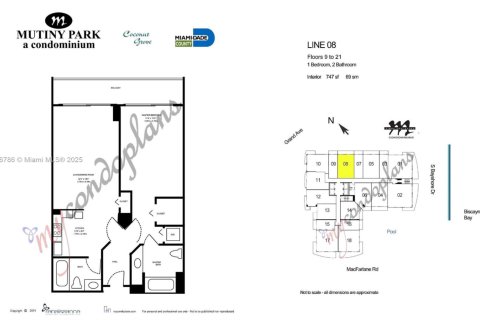Condo in Miami, Florida, 1 bedroom  № 1797047 - photo 7