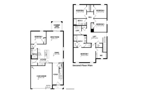 House floor plan «House», 5 bedrooms in Star Farms at Lakewood Ranch - Express Modern