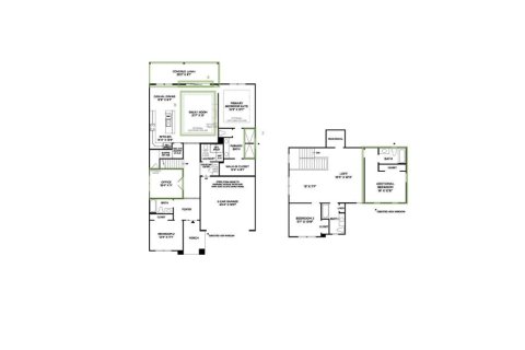 Планировка виллы или дома «House» 4 спальни в ЖК Mill Creek Forest - Meadows