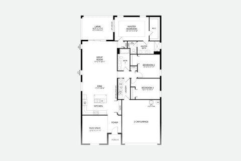 Townhouse floor plan «175SQM AVALON», 3 bedrooms in CROSSTOWN COMMONS
