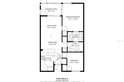 Condo in Saint Petersburg, Florida, 2 bedrooms  № 2222429 - photo 5