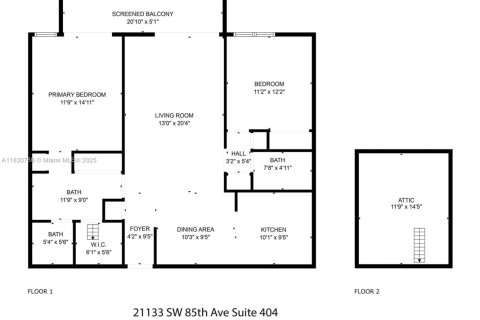 Condominio en venta en Cutler Bay, Florida, 2 dormitorios, 110.65 m2 № 2057588 - foto 20