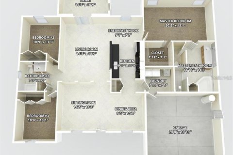 House in Sebring, Florida 3 bedrooms, 186.83 sq.m. № 2393730 - photo 4
