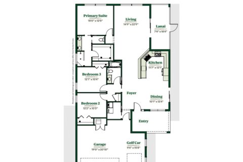 House in The Villages, Florida 3 bedrooms, 158.4 sq.m. № 1509537 - photo 6