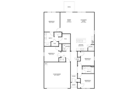House in Palm Coast, Florida 4 bedrooms, 172.98 sq.m. № 2104707 - photo 2