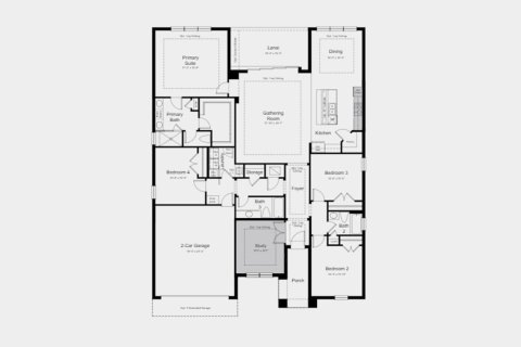 Townhouse floor plan «229SQM LETIZIA», 4 bedrooms in ESPLANADE BY THE ISLANDS